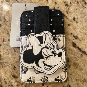 NEW!!! Disney Minnie Mouse black and white card holder